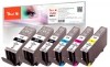 Peach Spar Pack Plus Tintenpatronen kompatibel zu  Canon PGI-5, CLI-8