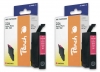 Peach Twin Pack cartouche d'encre magenta, compatible avec  Epson T0333M*2, C13T03334010