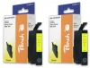 Peach Twin cartouche d'encre jaune, compatible avec  Epson T0334Y*2, C13T03344010