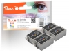 Peach Doppelpack 2 Tintenpatronen color kompatibel zu  Canon BCI-16C*2, 9818A002