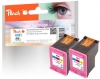 Peach Twin Pack testine di stampa colore compatibile con  HP No. 901 C*2, CC656AE*2
