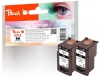 Peach Doppelpack Druckköpfe schwarz kompatibel zu  Canon PG-512BK*2, 2969B001