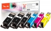 Peach Spar Pack Plus Tintenpatronen kompatibel zu  Canon PGI-525*2, CLI-526, 4541B006