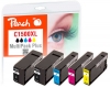 Peach Spar Pack Plus Tintenpatronen kompatibel zu  Canon PGI-1500XL, 9182B004