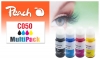 Peach Spar Pack Tintenpatronen kompatibel zu  Canon PFI-050